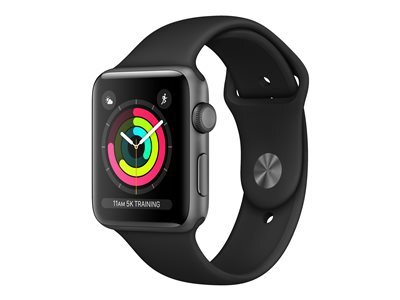 APPLE WATCH SERIES 3 (GPS) - SPACE GRAY ALUMINUM - BLACK - 8 GB